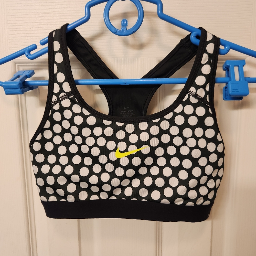 Nike polka dot top size m